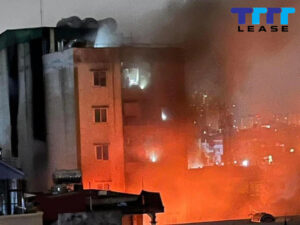 cháy chung cư mini cầu giấy